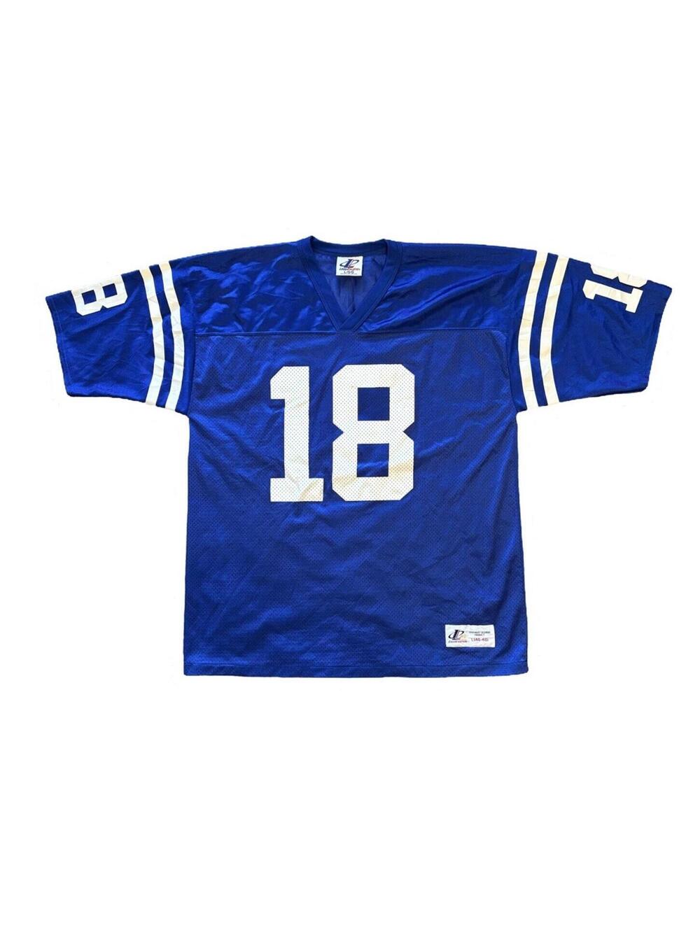 Logo Athletic Indianapolis Colts Peyton Manning #18 Jersey Size Large (46-48)